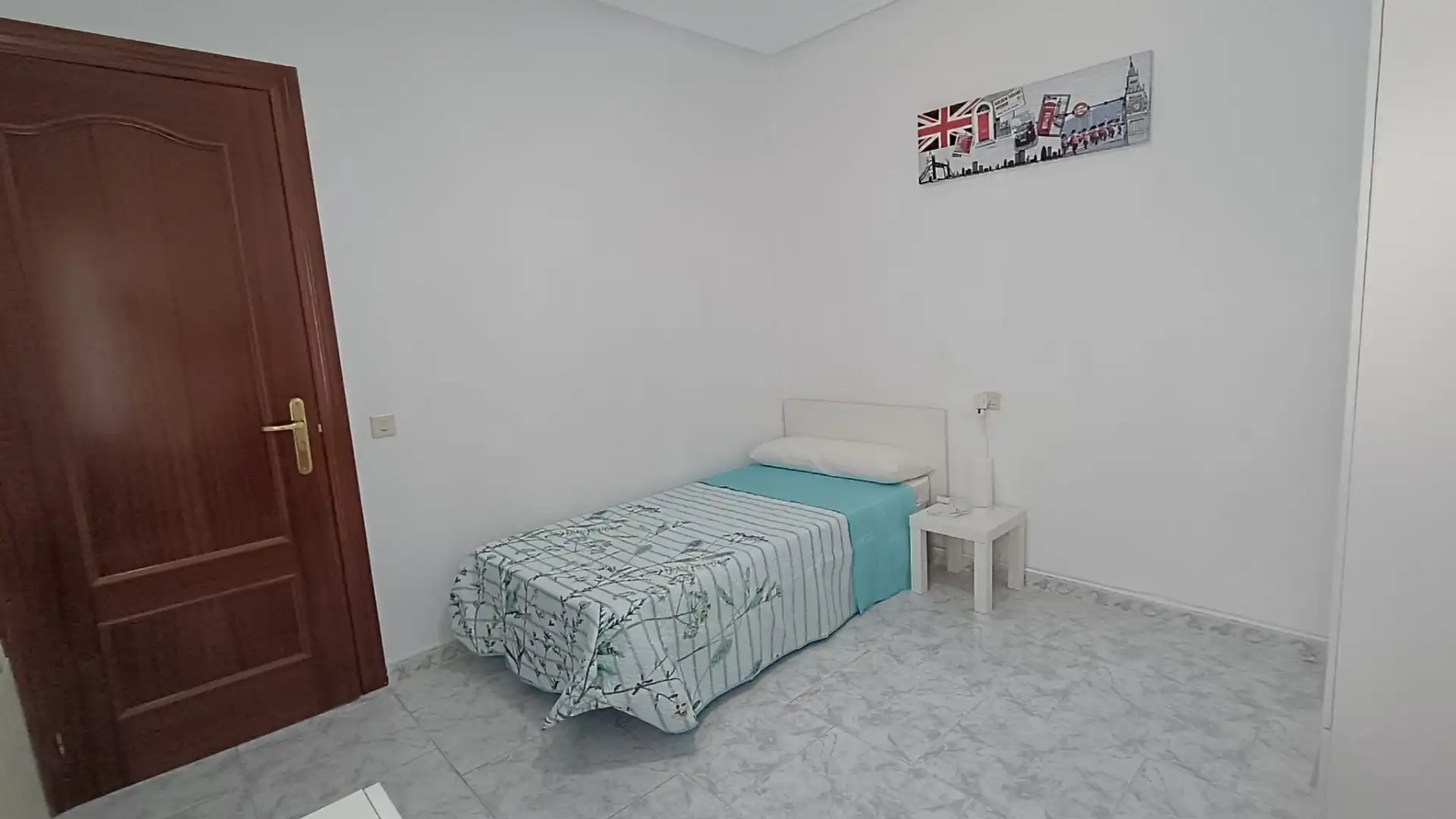 Schlafzimmer von Wohnung zur Miete in Salamanca mit Heizung, Möbliert und Waschmaschine