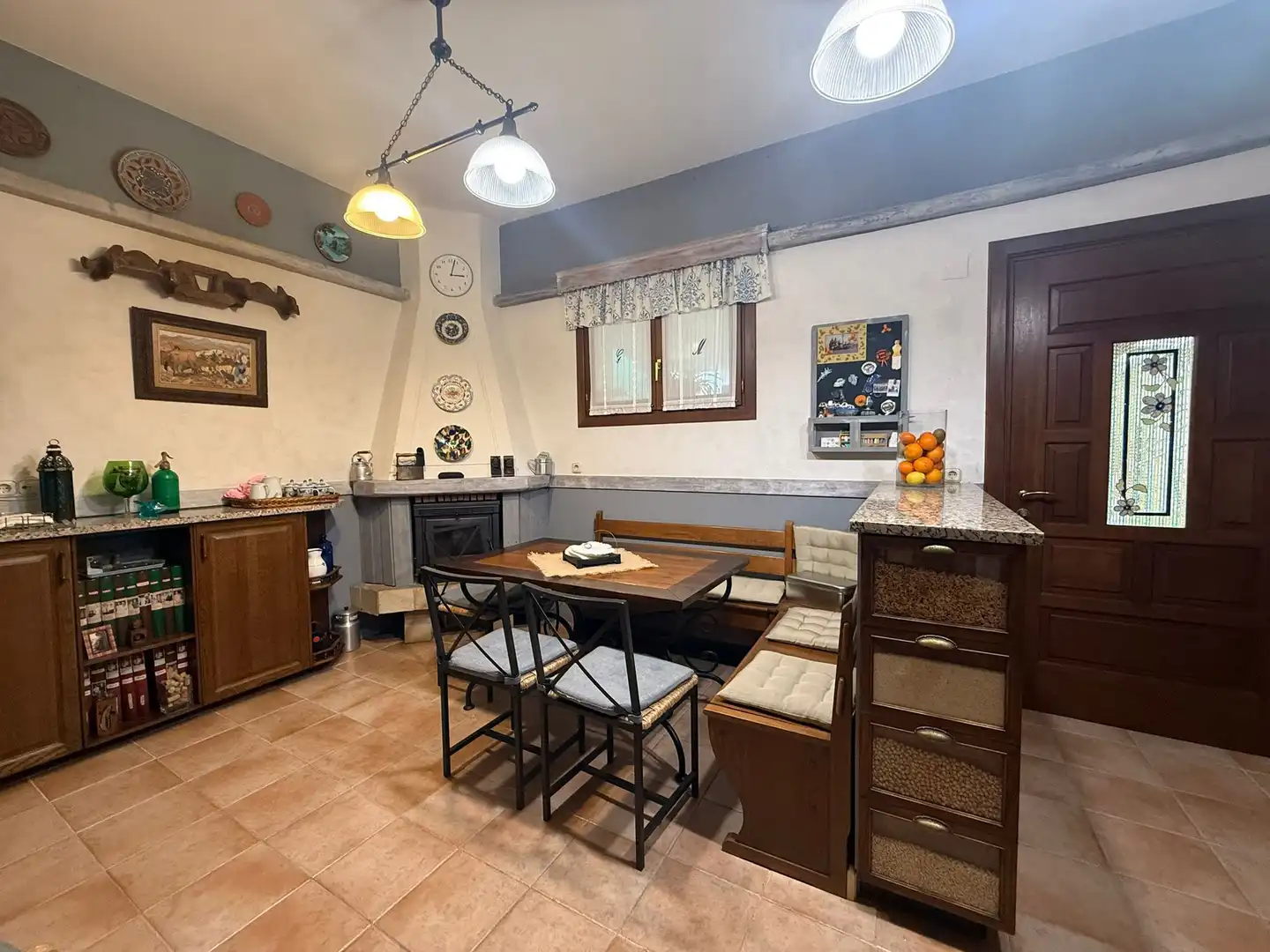 Kitchen of Detached homes for sale in Asteasu  with Terrace, Furnished and Balcony