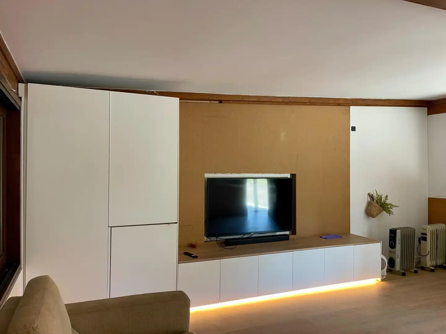 Living room of Houses for sale in Sant Antoni de Vilamajor  with Air Conditioner, Heating and Private garden