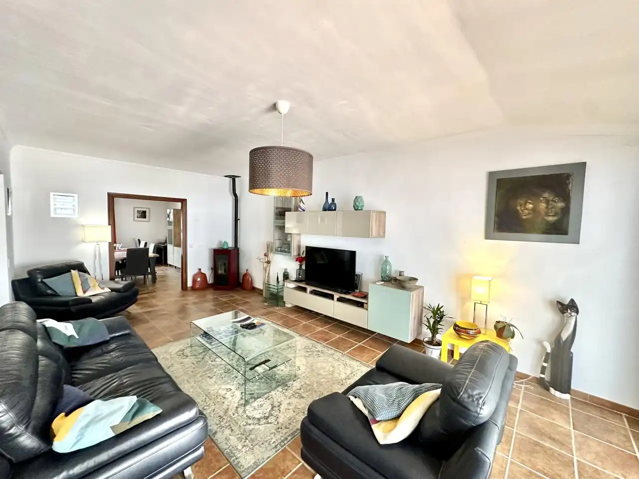 Sala de estar de Casa adosada en venta en Humilladero con Aire acondicionado, Terraza y Trastero