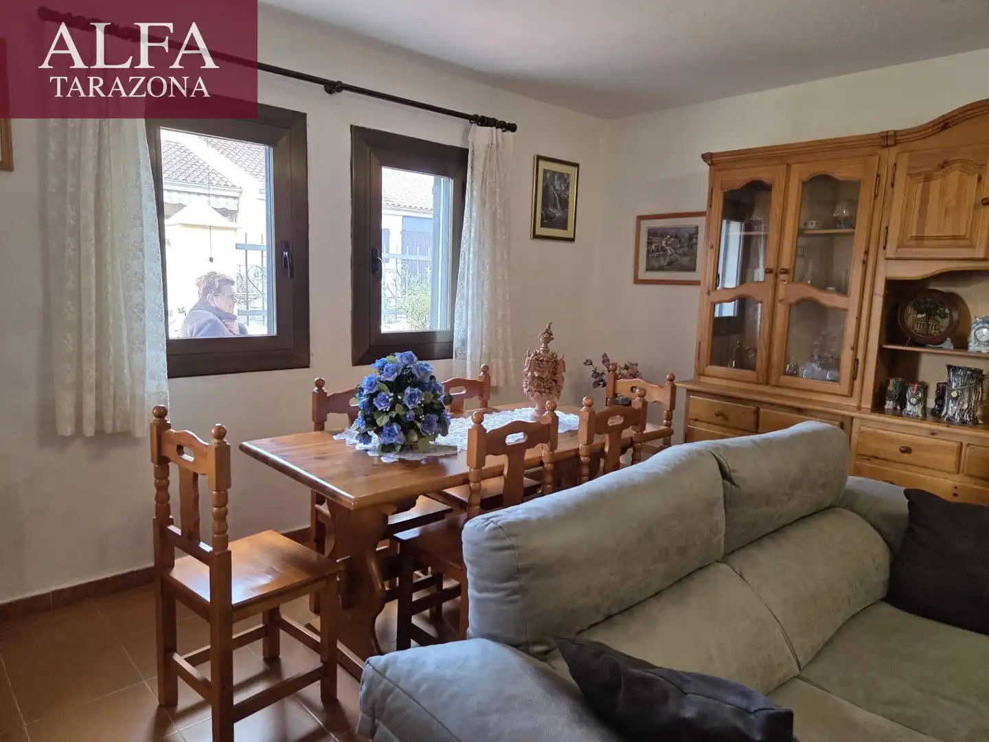Esszimmer von Einfamilien-Reihenhaus zum Verkauf in Añón de Moncayo mit Privatgarten, Terrasse und Gemeinschaftspool