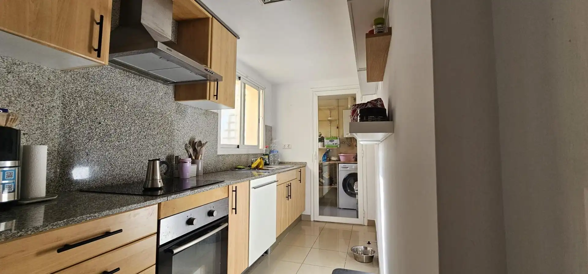 Kitchen of Flat for sale in Cambrils  with Balcony and Community pool