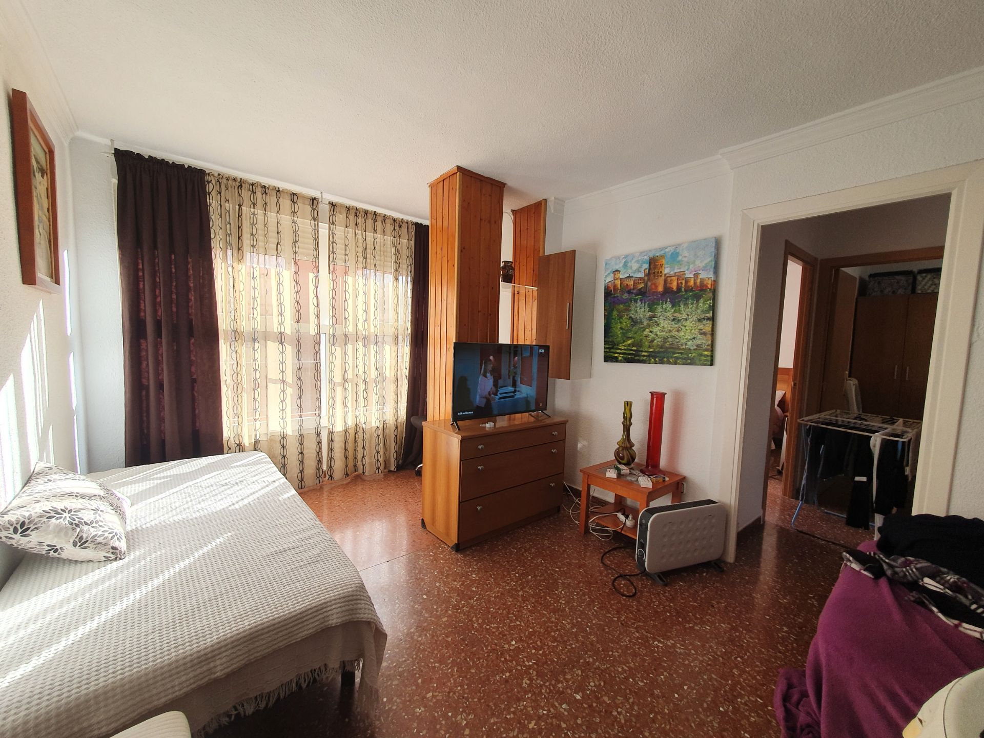 Bedroom of Apartment to rent in  Granada Capital  with Air Conditioner, Heating and Terrace