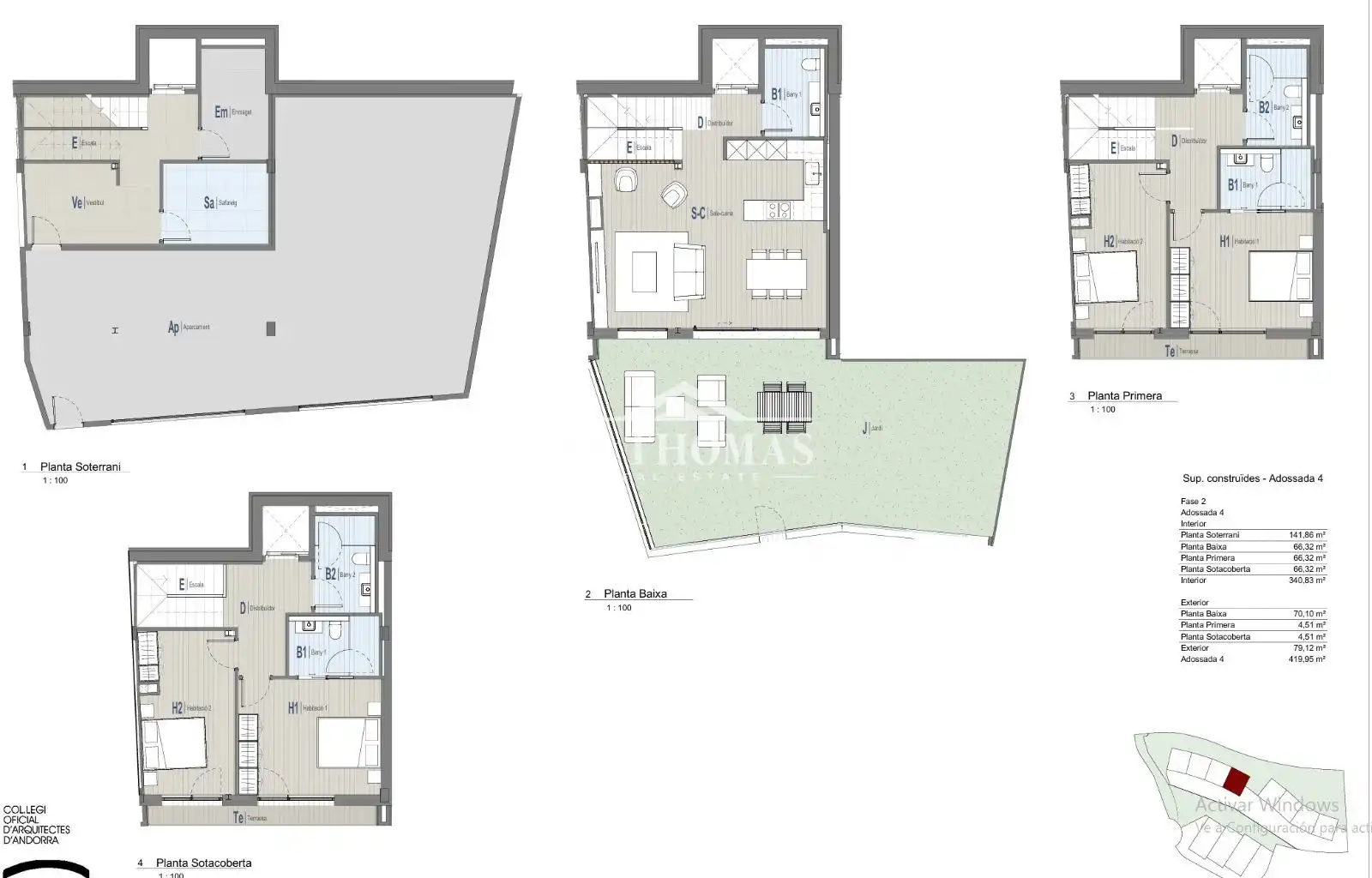 Reihenhaus mit Pool zum Verkauf in del Coll del Turer, imagen 9