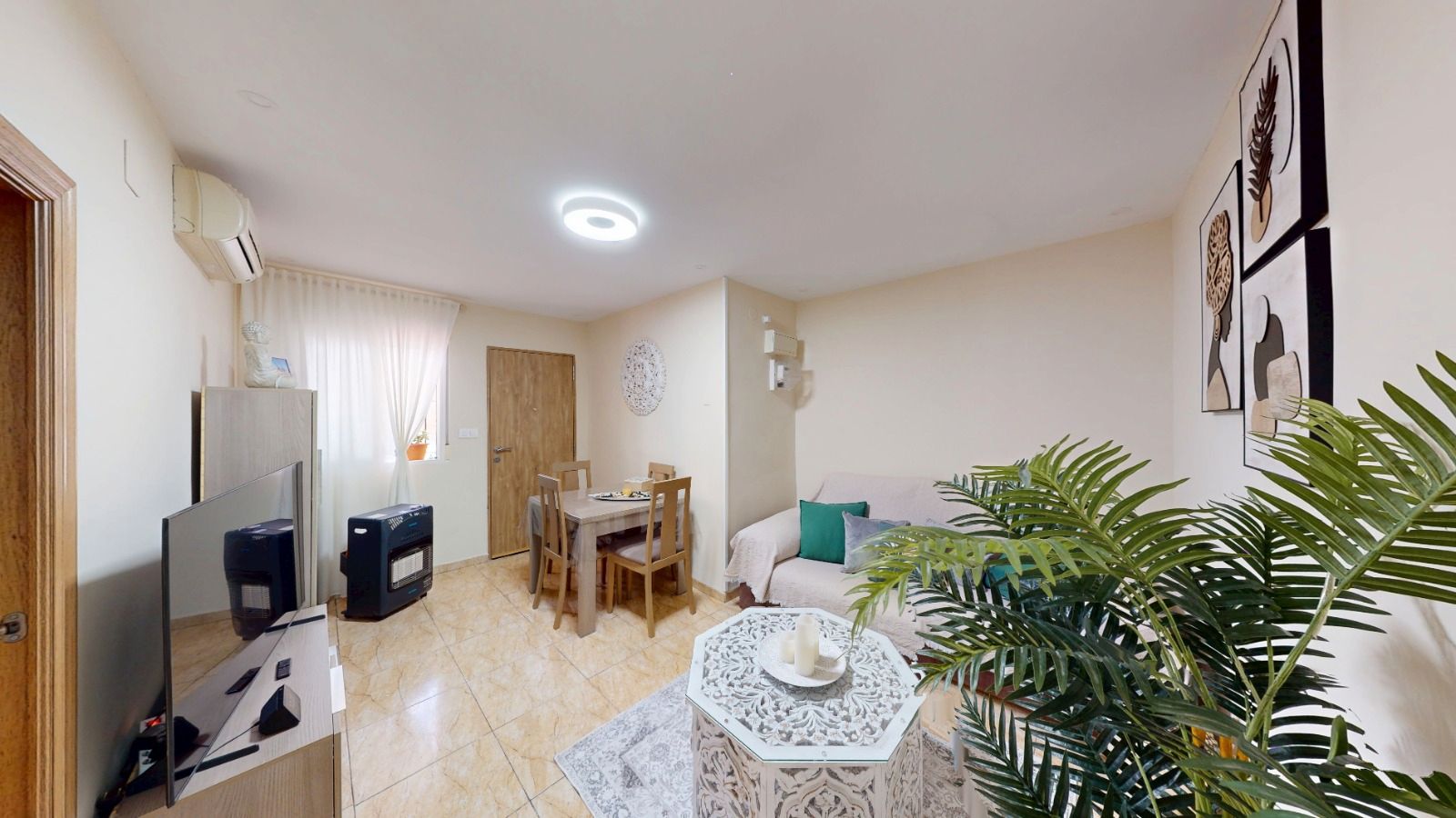 Living room of Flat for sale in Alicante / Alacant  with Air Conditioner and Furnished
