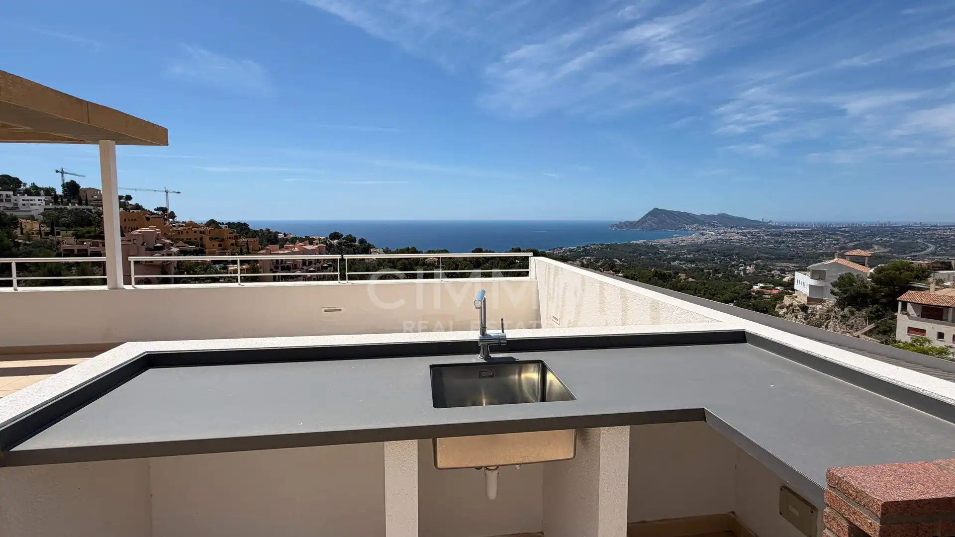 Vista exterior de Casa o chalet en venta en Altea con Calefacción y Piscina