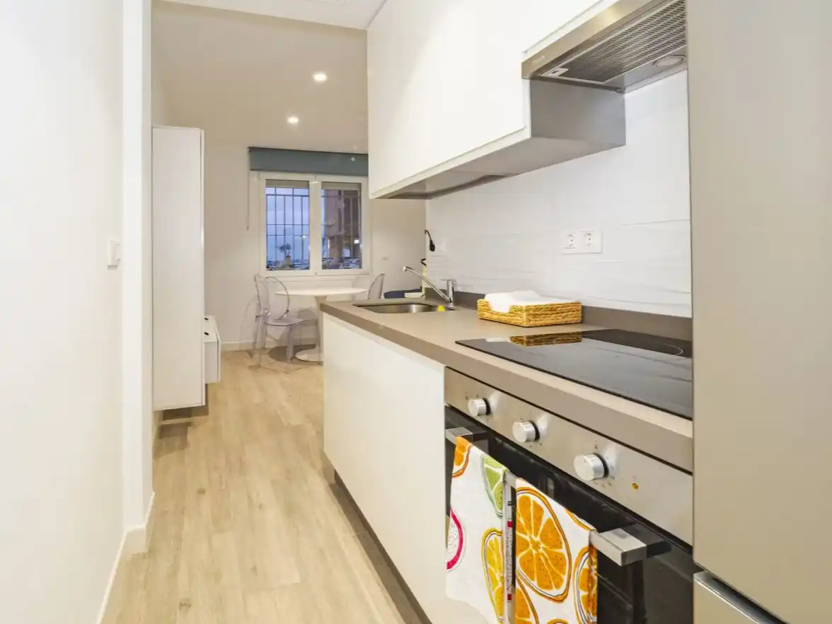 Kitchen of Flat for rent in Fuengirola  with Air Conditioner, Heating and Parquet flooring