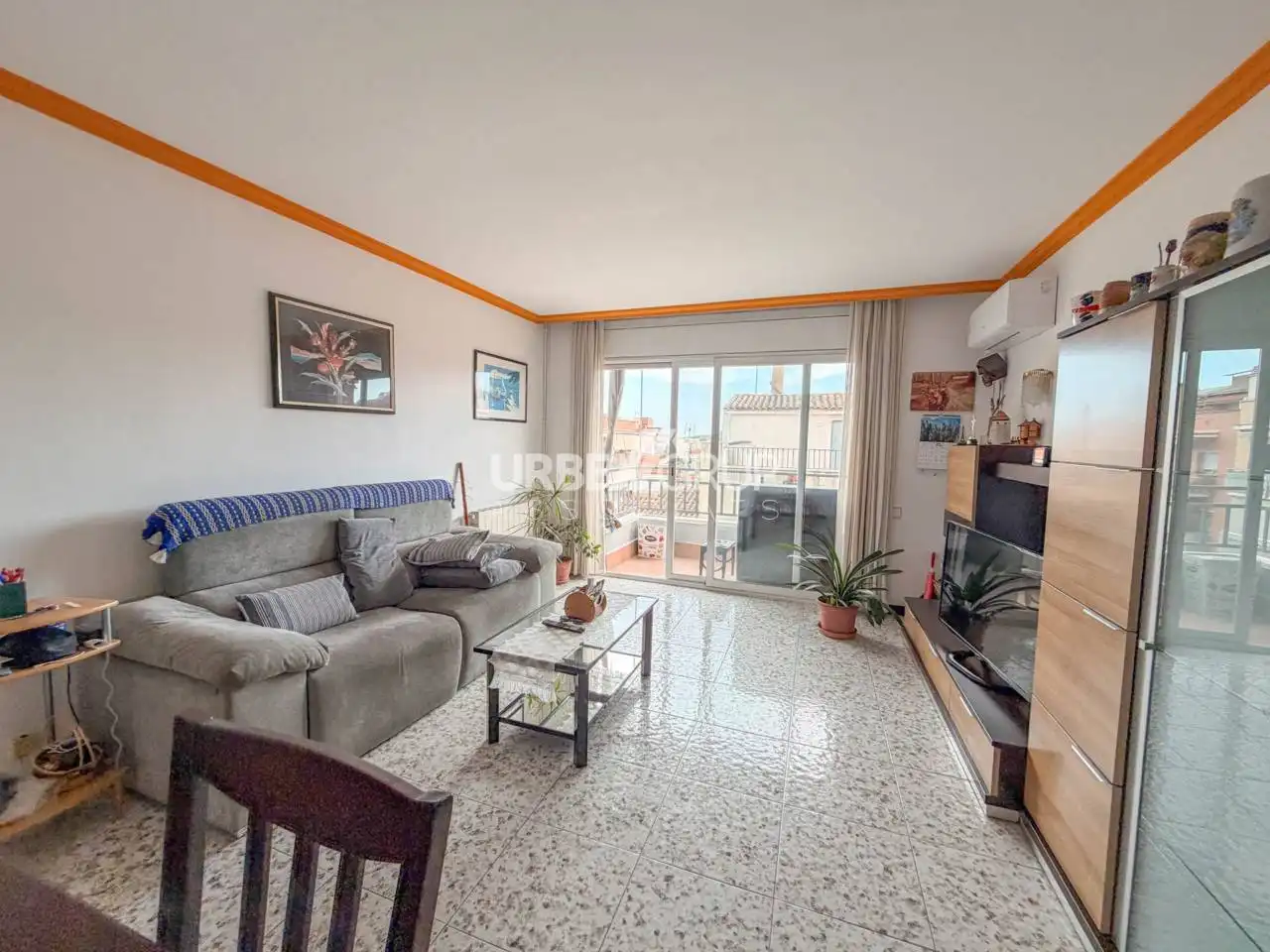 Sala de estar de Piso en venta en Terrassa con Aire acondicionado, Calefacción y Balcón