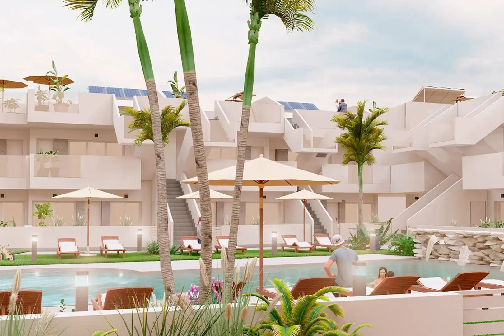 Terraza de Ático en venta en Torre-Pacheco con Aire acondicionado, Calefacción y Jardín privado