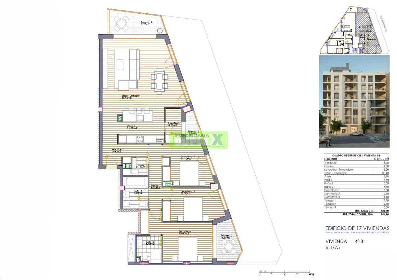 Appartement compact avec ascenseur à vendre à Zona de Plaza de Barcelos