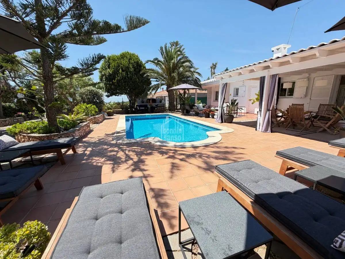 Vista exterior de Casa o chalet en venta en Sant Lluís con Calefacción, Jardín privado y Terraza
