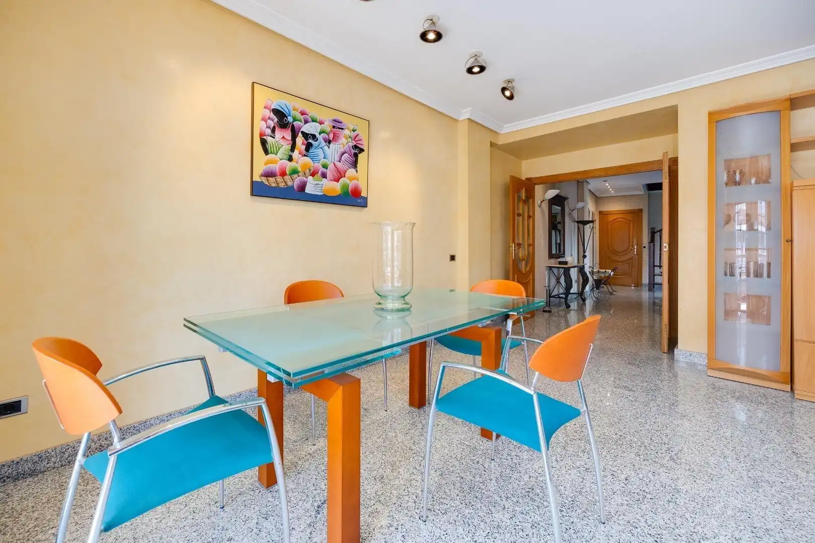 Dining room of Attic for rent in Torrevieja  with Air Conditioner, Terrace and Furnished