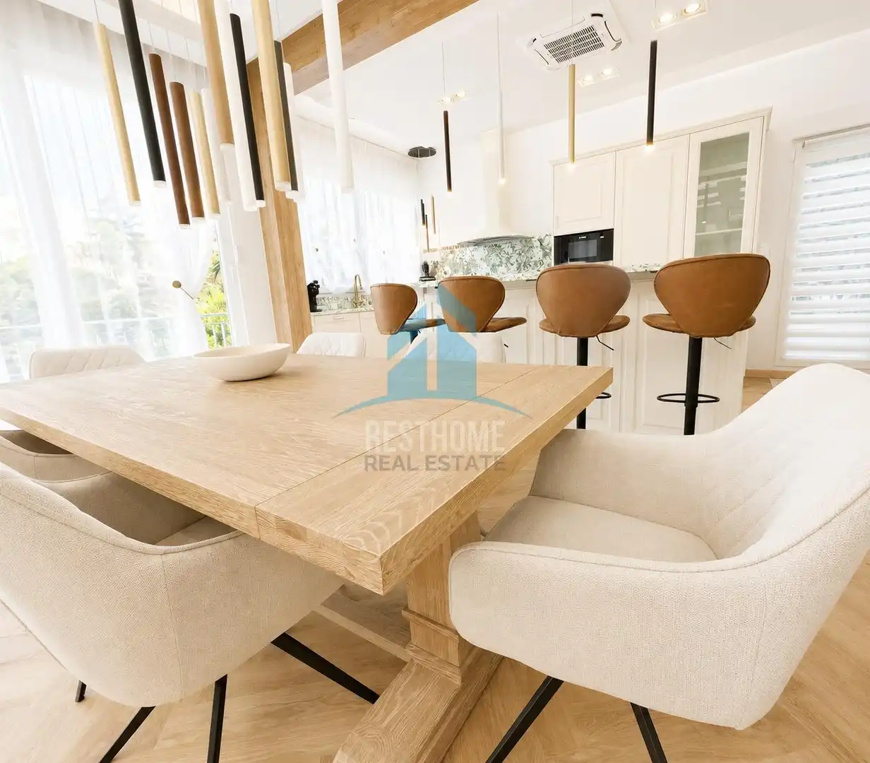 Dining room of Houses for sale in Cullera  with Air Conditioner, Terrace and Jacuzzi