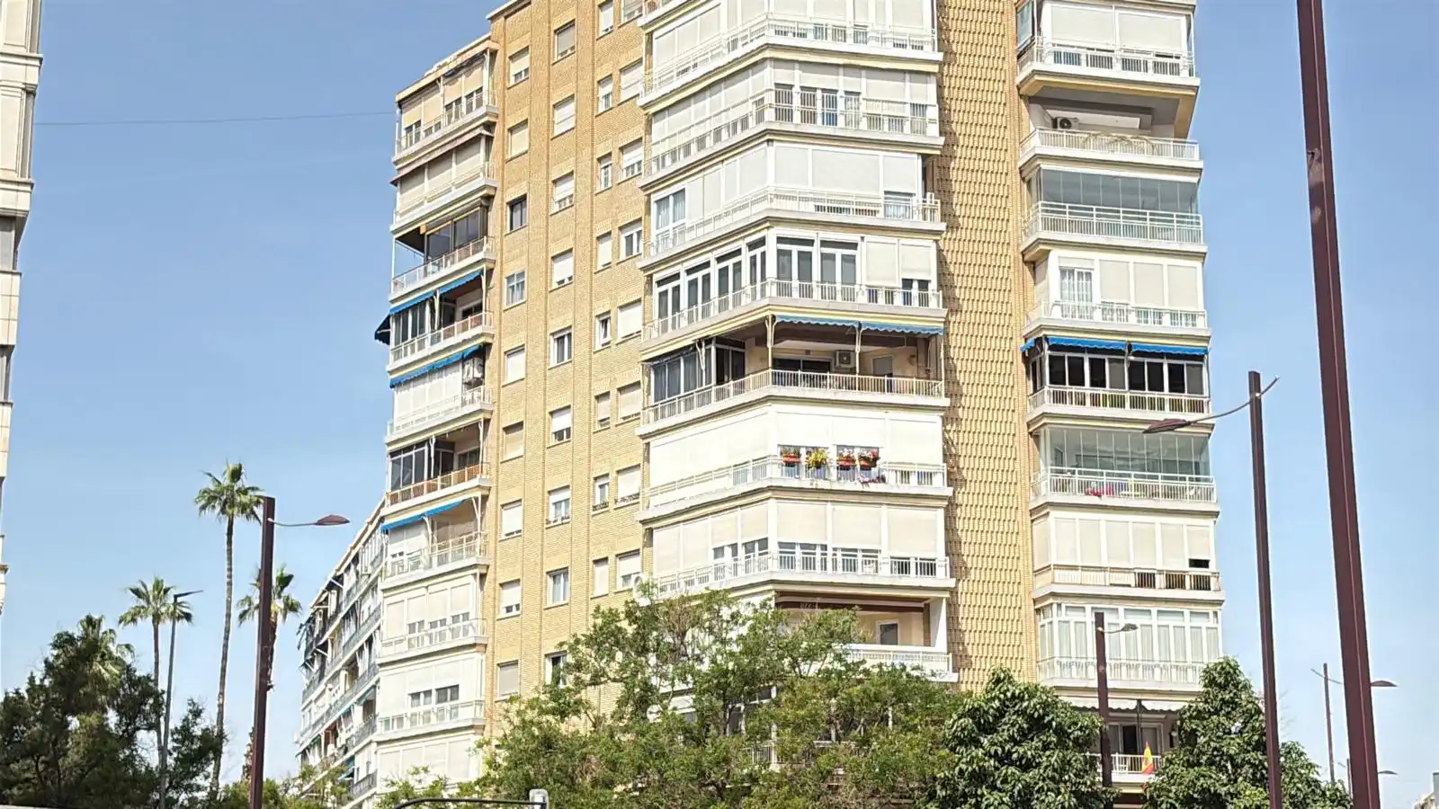 Vista exterior de Piso en venta en Murcia con Aire acondicionado y Balcón