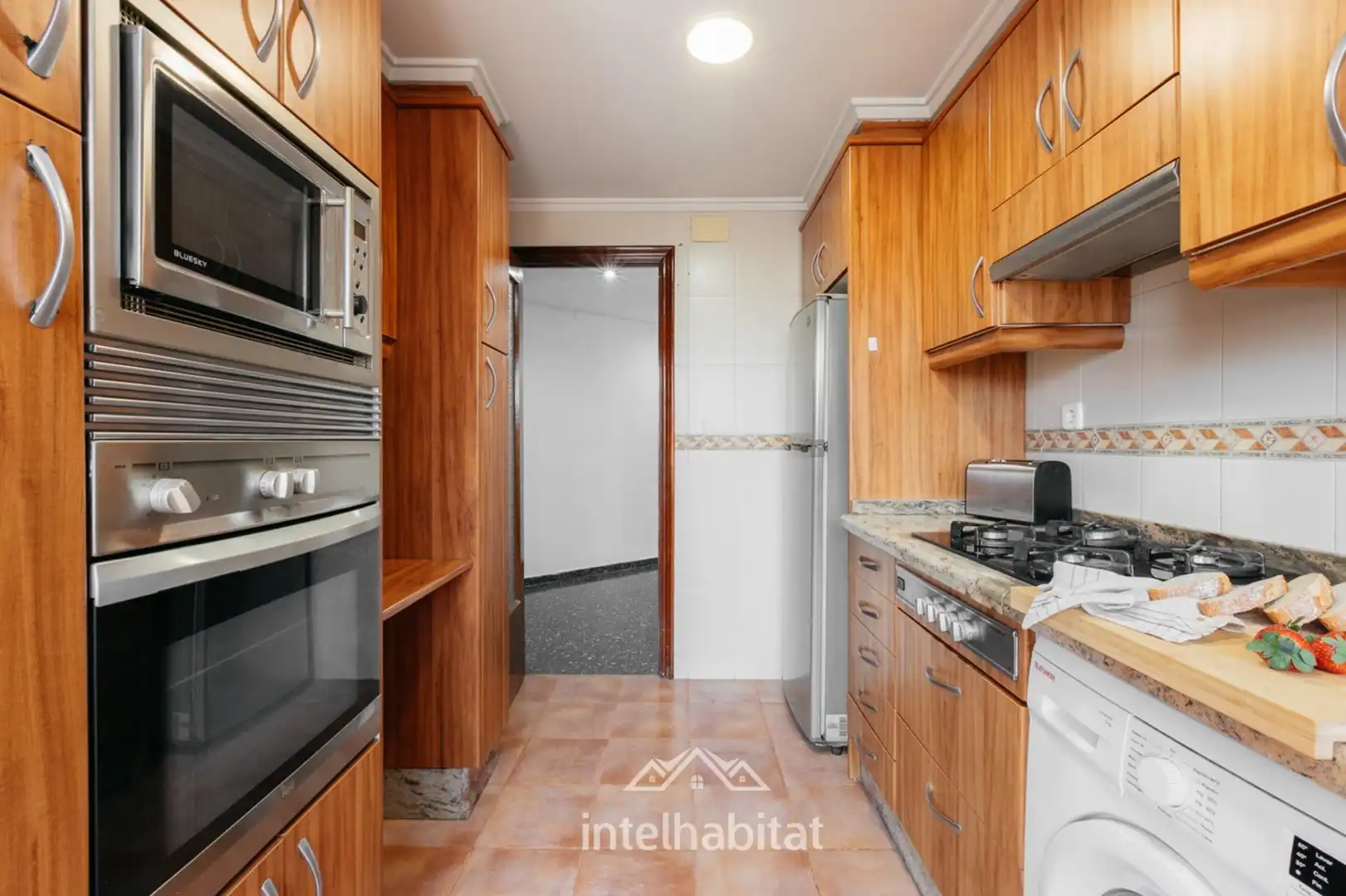 Kitchen of Flat for sale in Mislata  with Air Conditioner, Furnished and Balcony
