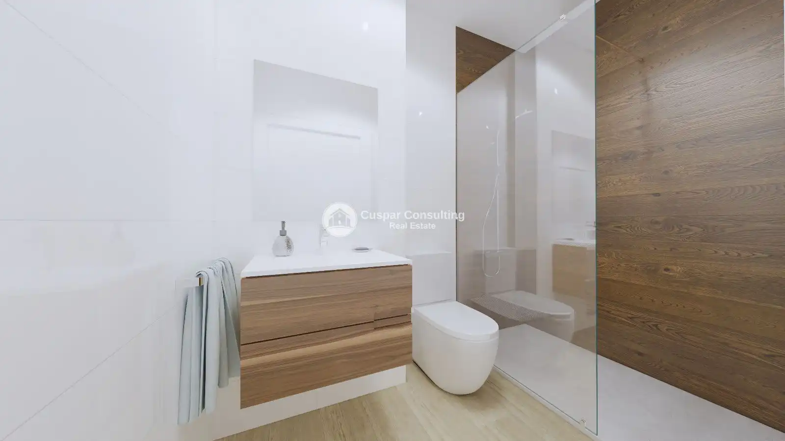 Baño de Dúplex en venta en Los Alcázares con Aire acondicionado, Calefacción y Terraza