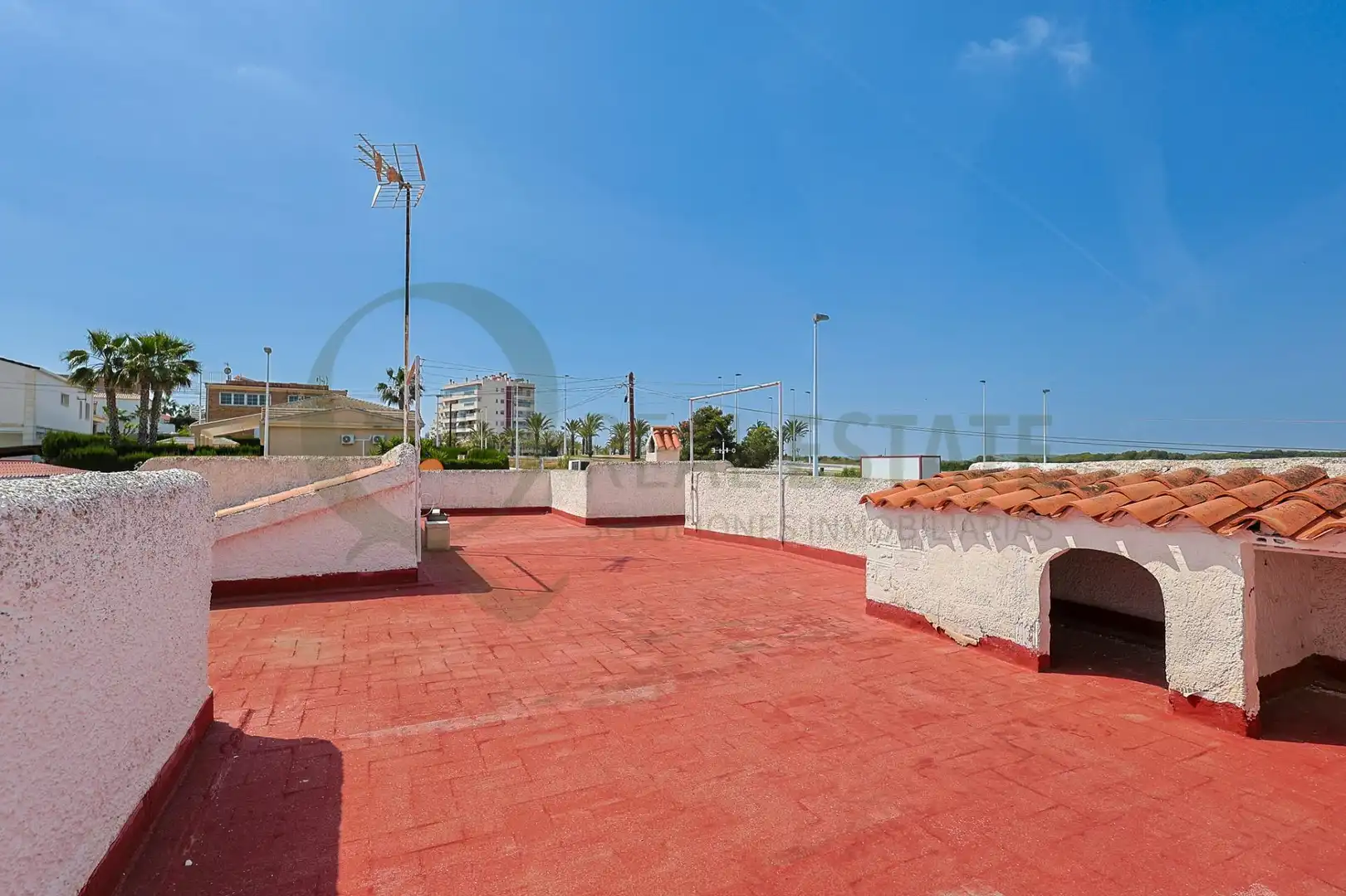 Terrassa de Casa o xalet en venda en Elche / Elx amb Jardí privat, Terrassa i Piscina