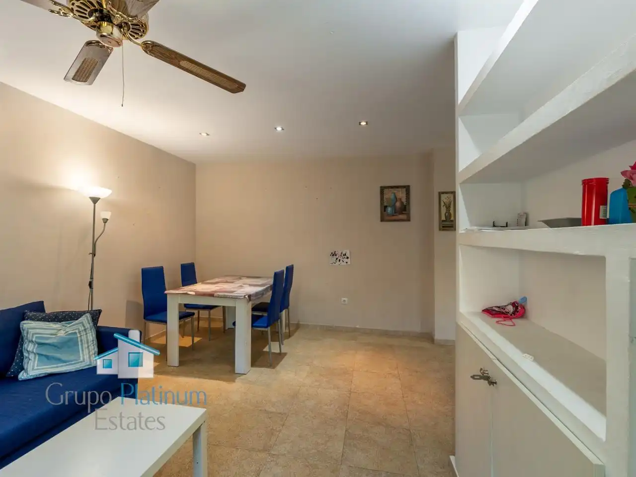 Menjador de Apartament en venda en Vera amb Aire condicionat i Piscina
