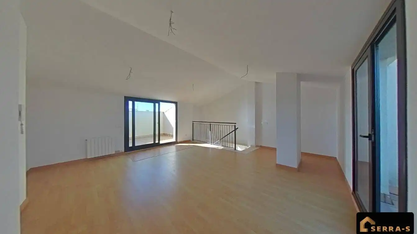 Wohnzimmer von Maisonette zum Verkauf in Tordera mit Heizung, Parkett und Terrasse