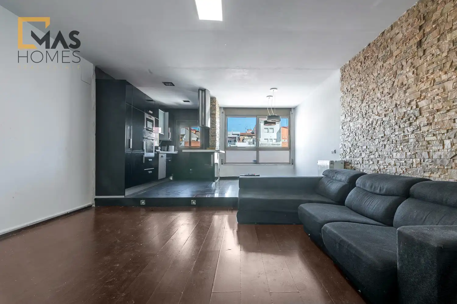 Sala d'estar de Pis en venda en Sabadell amb Aire condicionat, Calefacció i Parquet