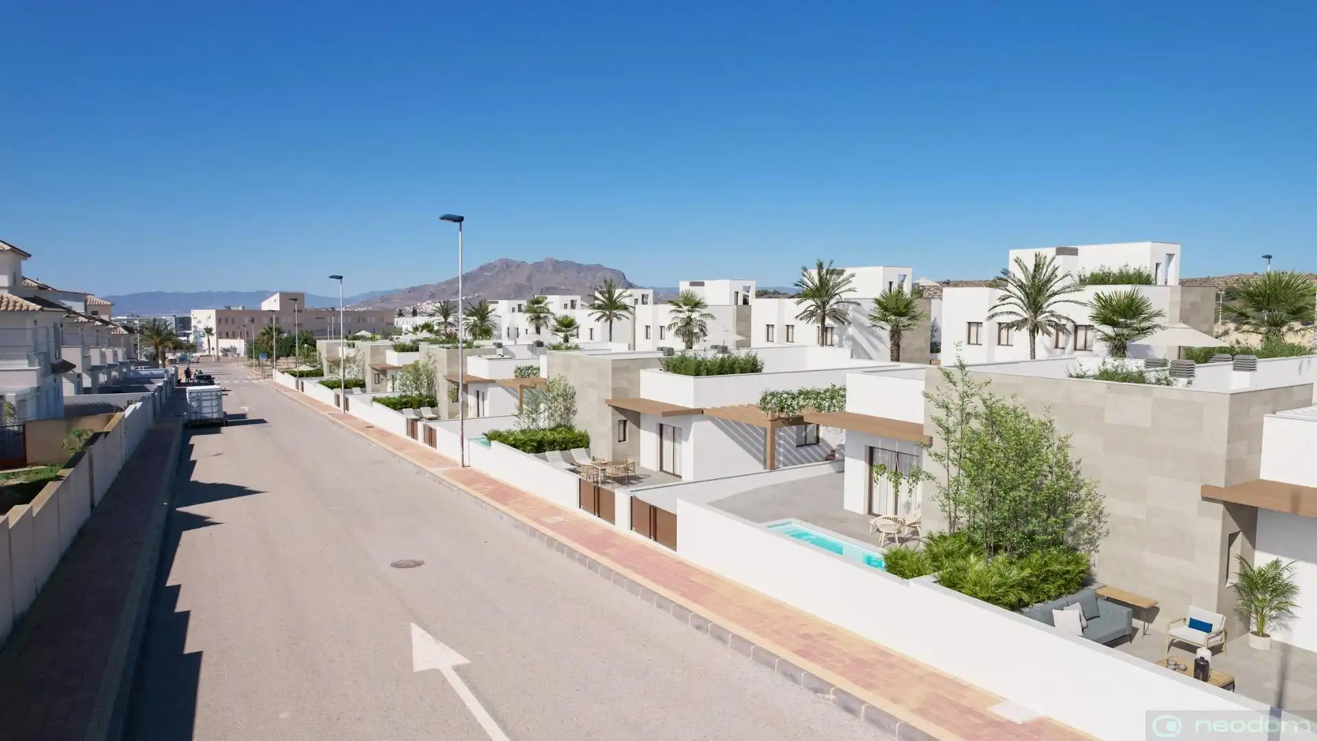 Vista exterior de Casa o xalet en venda en Mazarrón amb Aire condicionat i Terrassa