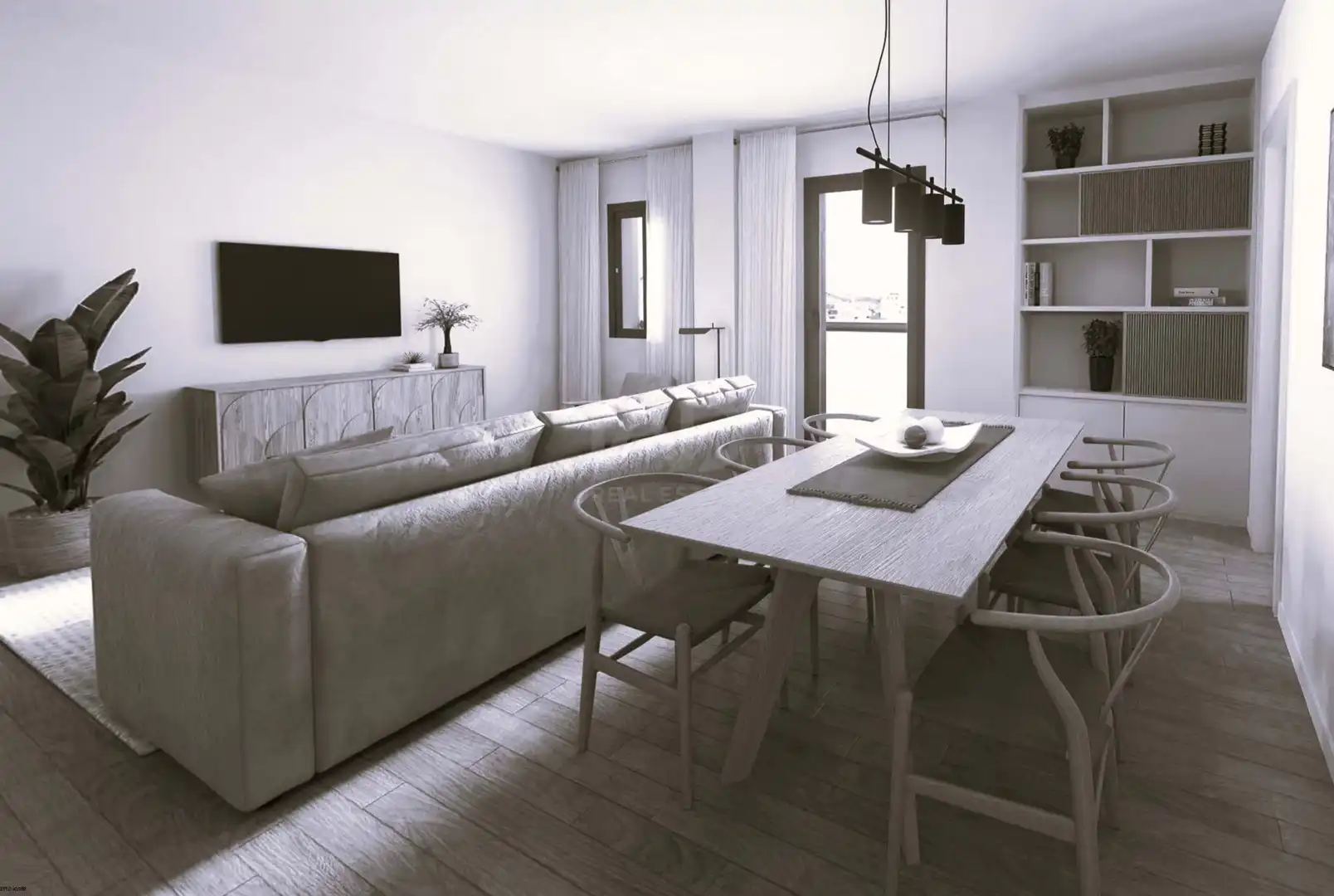 Sala de estar de Piso en venta en Montcada i Reixac con Aire acondicionado, Calefacción y Terraza