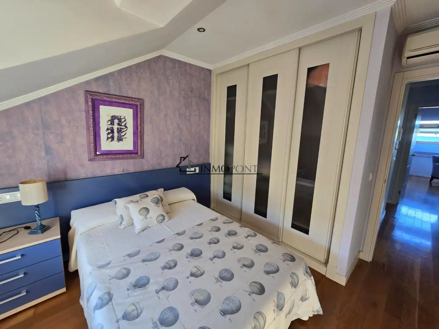 Dormitori de Casa adosada de lloguer en O Grove   amb Calefacció, Terrassa i Traster