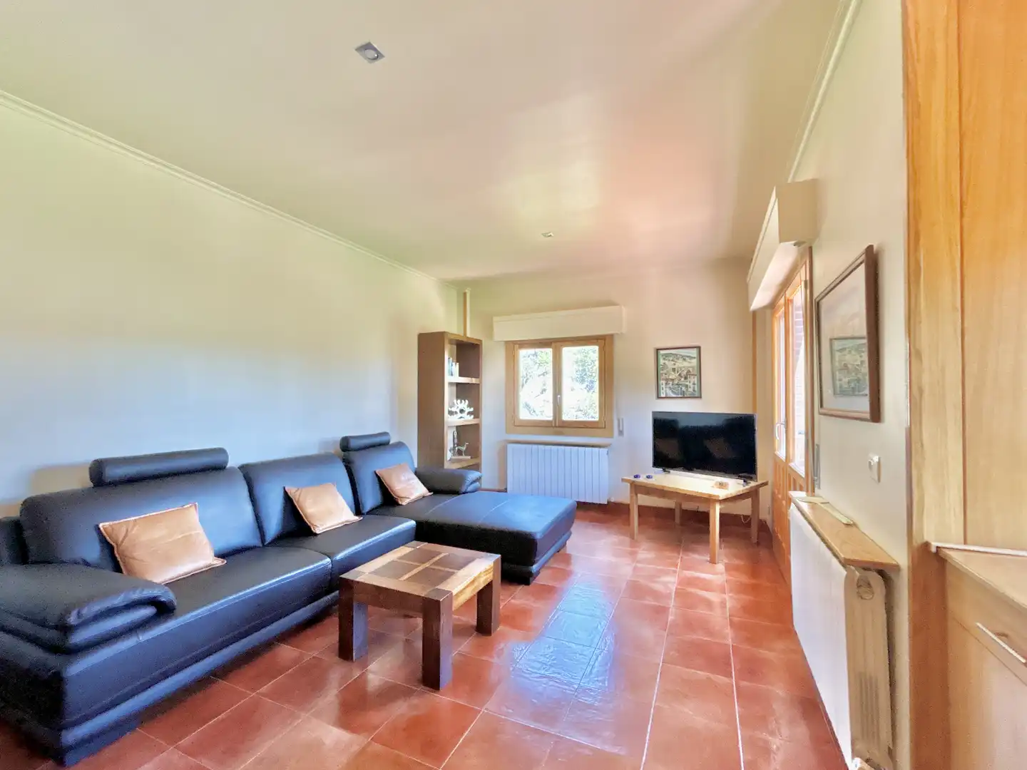 Living room of Flat for rent to own in Ortigosa de Cameros  with Heating, Furnished and Balcony