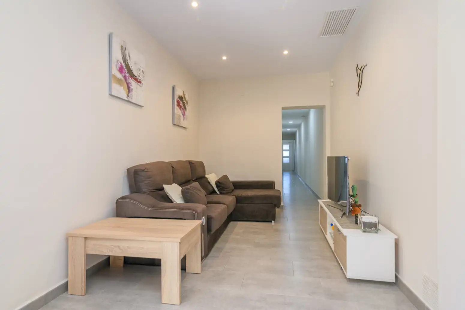 Sala de estar de Piso en venta en Viladecans con Terraza