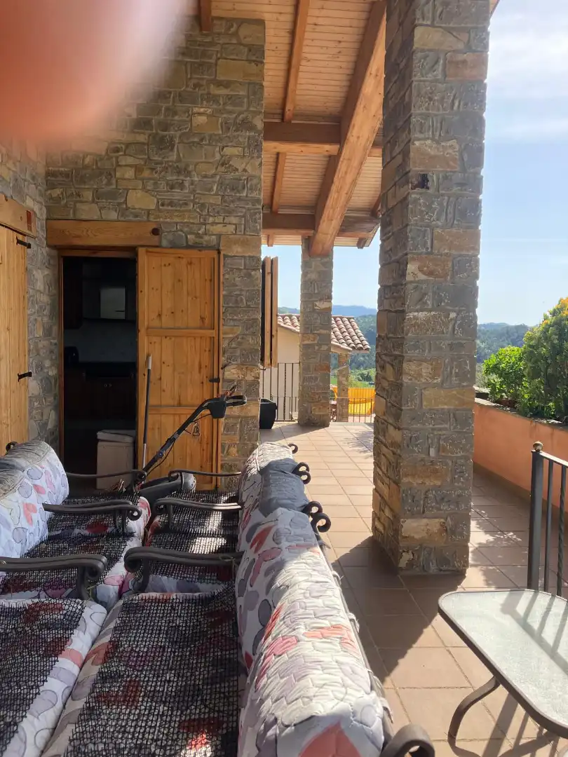 Terrassa de Casa o xalet en venda en Borredà amb Piscina i Balcó