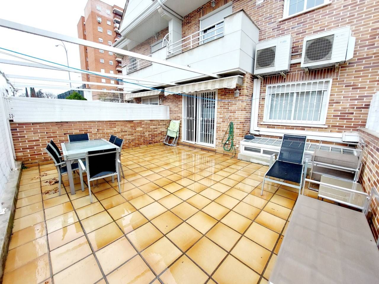 Terrace of Single-family semi-detached for sale in Fuenlabrada  with Air Conditioner, Heating and Community pool