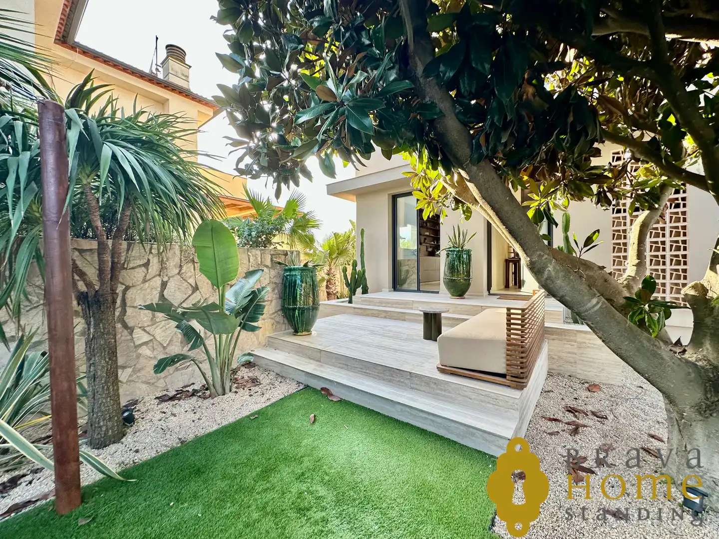 Jardín de Casa o chalet en venta en Empuriabrava con Aire acondicionado, Jardín privado y Terraza