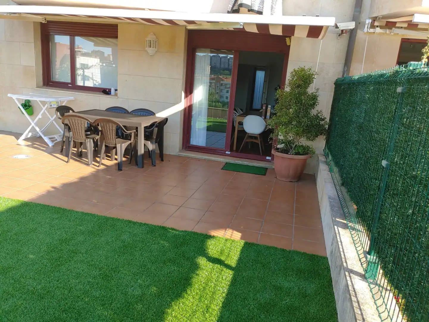 Terrace of Flat for rent in Santander  with Heating, Parquet flooring and Furnished