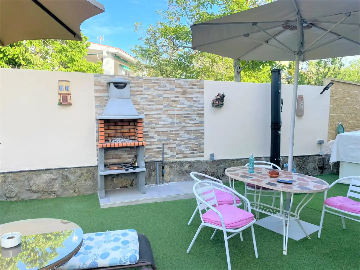 Terrassa de Casa adosada en venda en Navalagamella amb Aire condicionat, Calefacció i Jardí privat