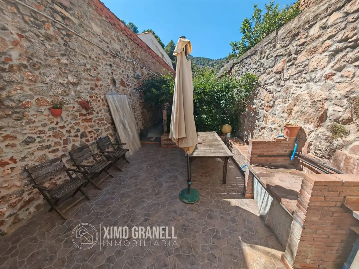 Terrassa de Casa o xalet en venda en Alfondeguilla amb Calefacció, Jardí privat i Terrassa