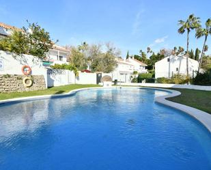 Garden of Single-family semi-detached for sale in Marbella  with Air Conditioner, Terrace and Swimming Pool