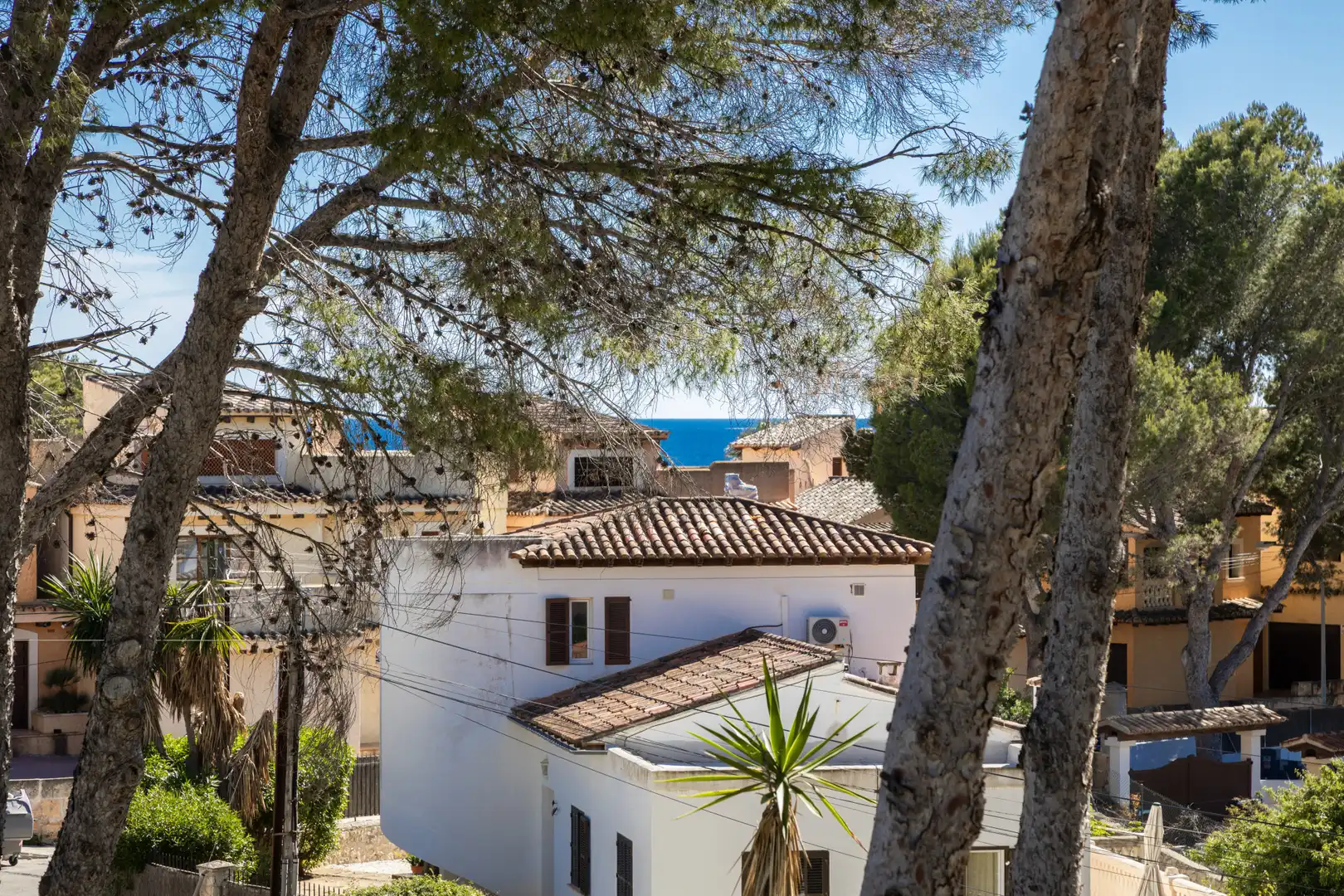 Vista exterior de Casa o xalet en venda en Calvià amb Aire condicionat, Jardí privat i Terrassa