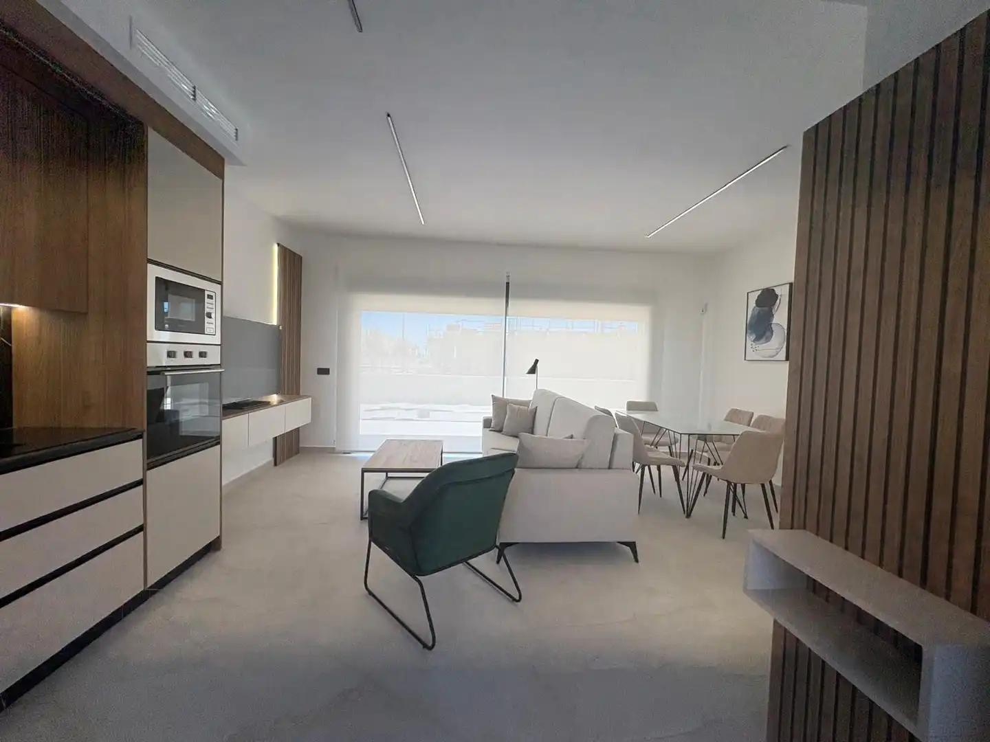 Sala de estar de Apartamento en venta en Pilar de la Horadada con Aire acondicionado, Calefacción y Jardín privado
