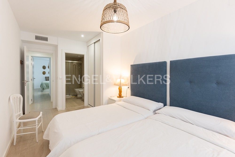 Dormitori de Apartament de lloguer en  Valencia Capital amb Aire condicionat, Calefacció i Parquet