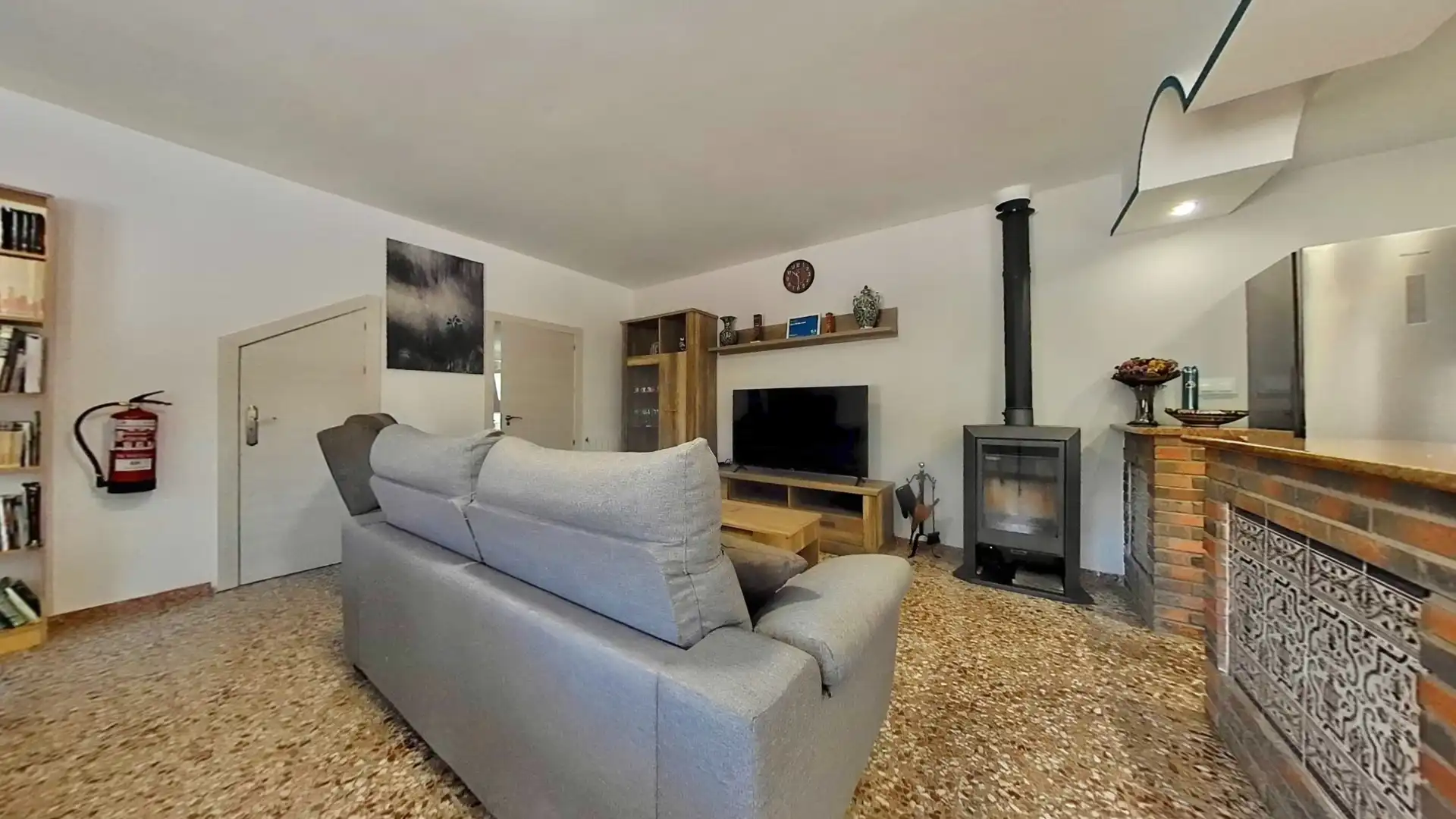 Sala de estar de Casa o chalet en venta en Teruel con Calefacción, Jardín privado y Parquet