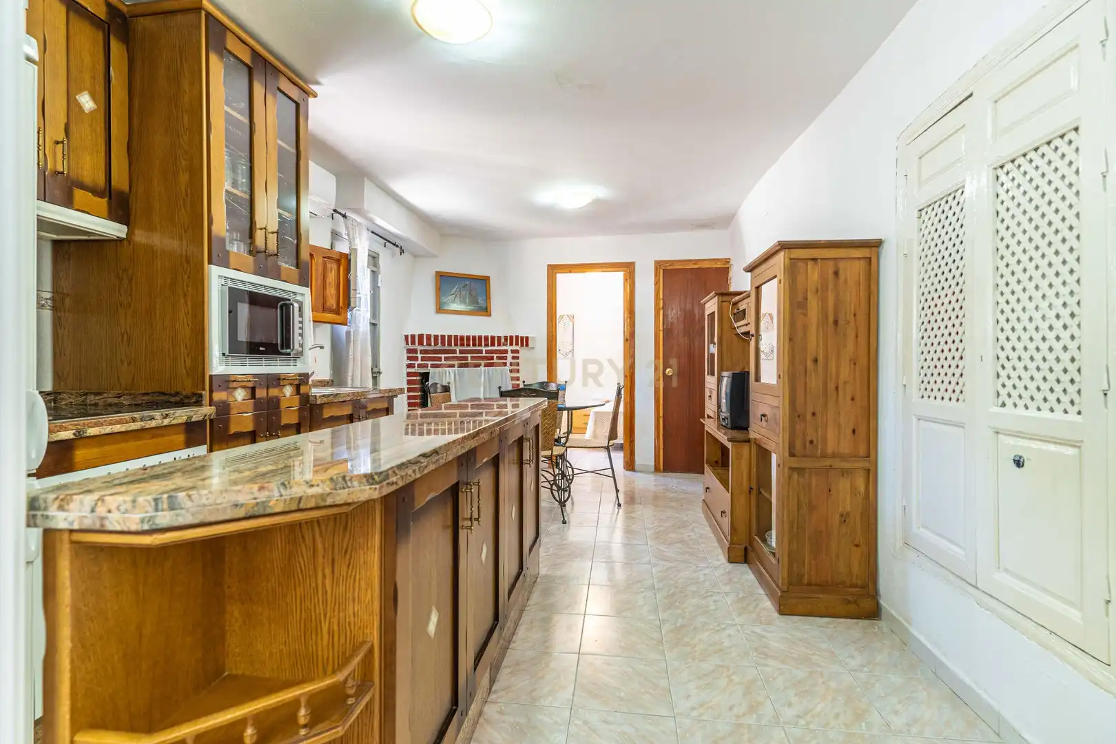 Küche von Haus oder Chalet zum Verkauf in Torvizcón mit Klimaanlage, Möbliert und Balkon