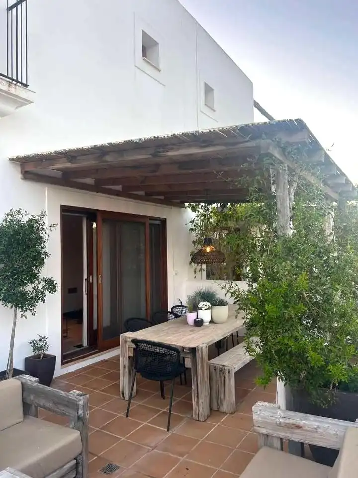 Terraza de Piso de alquiler en Sant Josep de sa Talaia con Aire acondicionado, Terraza y Amueblado