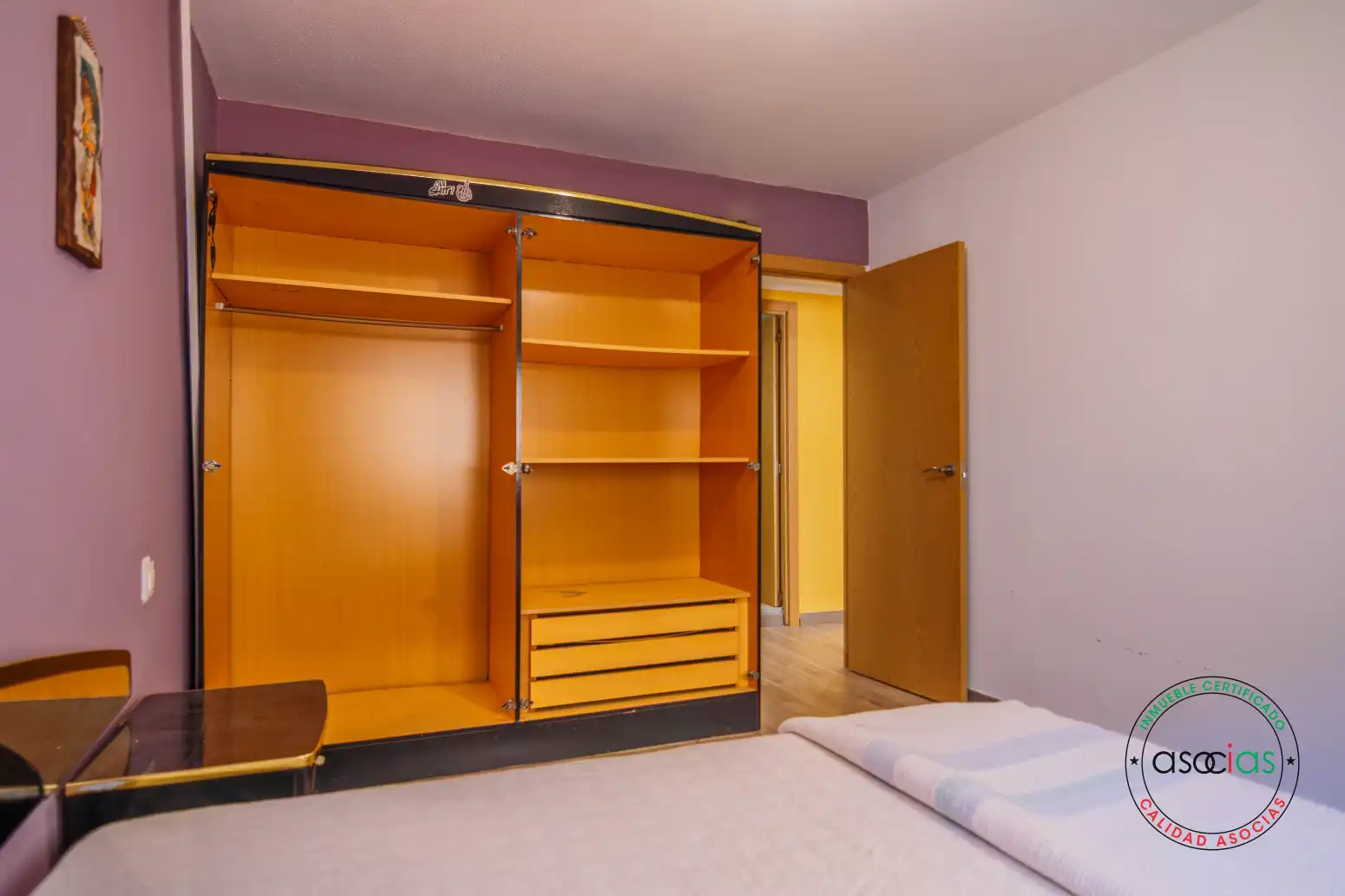 Bedroom of Flat for sale in Gijón   with Furnished