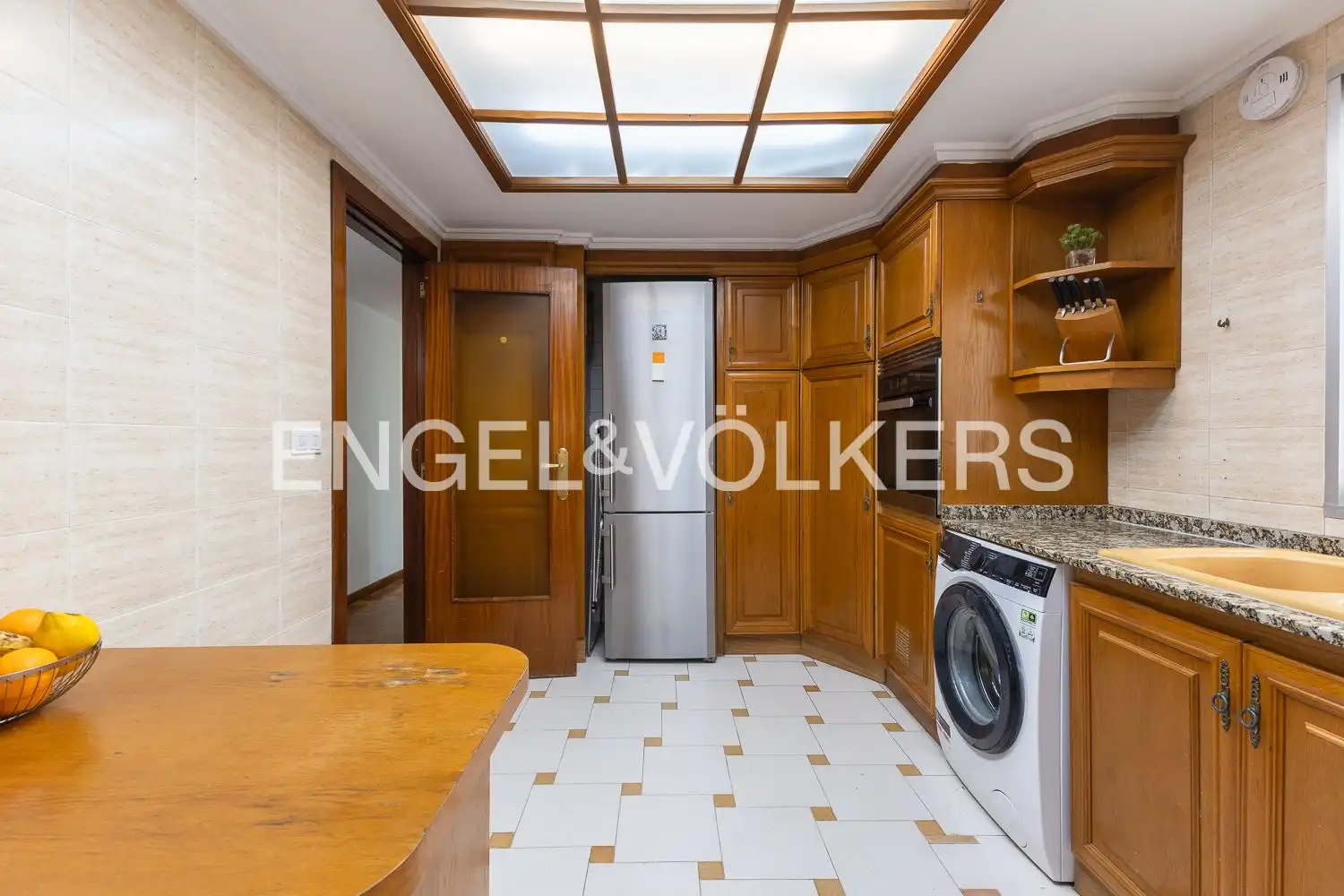 Cocina de Piso de alquiler en Valencia con Aire acondicionado, Calefacción y Parquet
