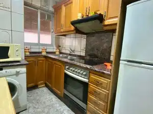 Kitchen of Flat for sale in Valencia  with Air Conditioner, Furnished and Oven