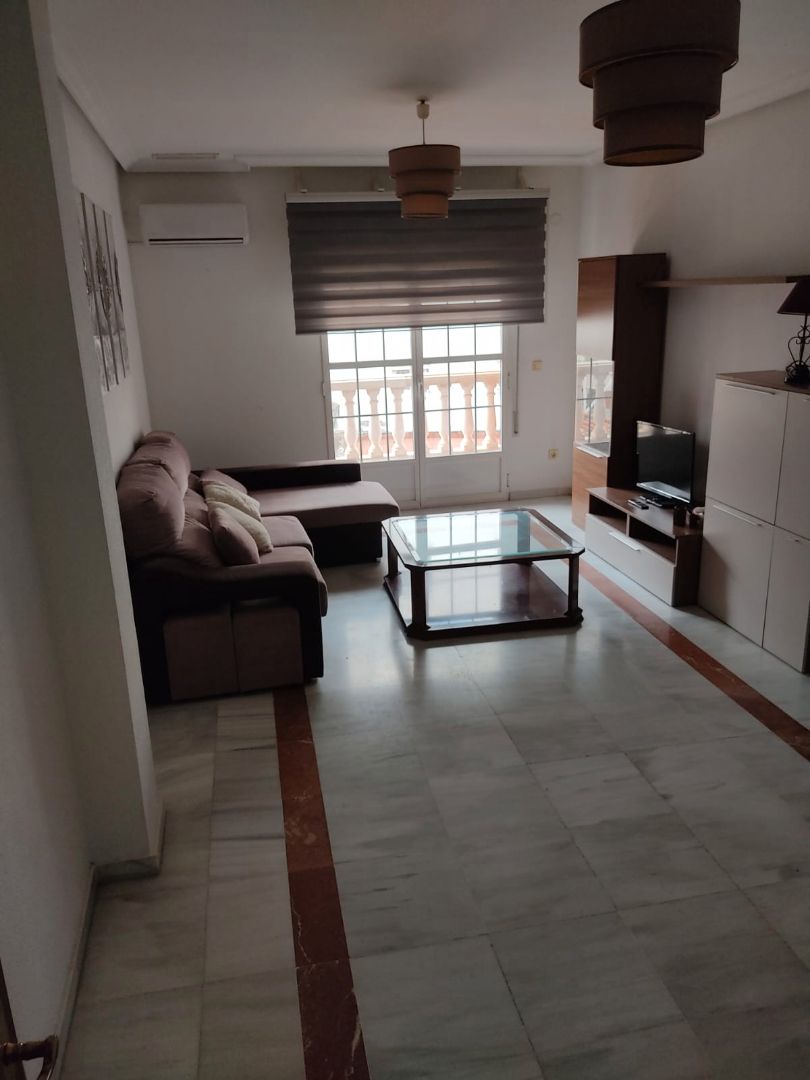 Living room of Flat for sale in Almendralejo  with Air Conditioner, Terrace and Storage room