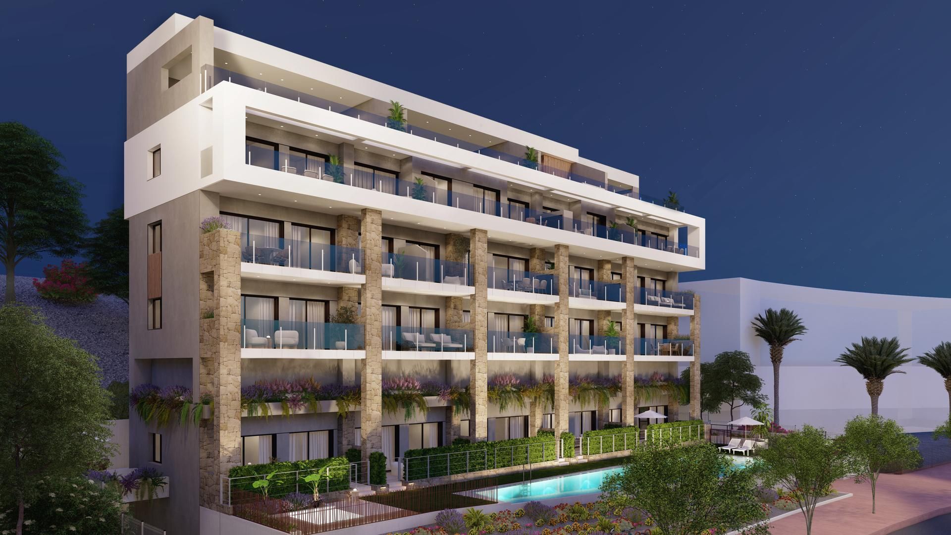 Exterior view of Apartment for sale in Villajoyosa / La Vila Joiosa  with Community pool
