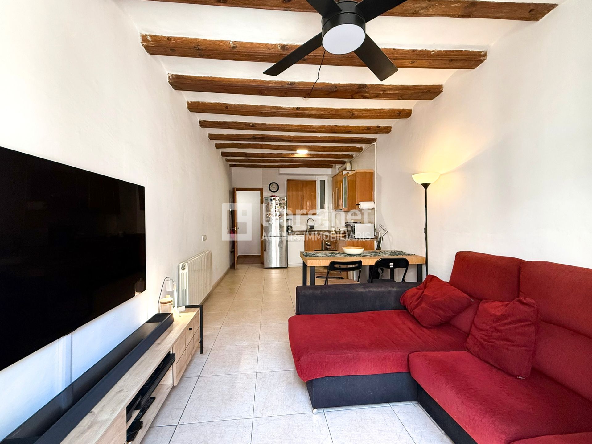 Living room of Single-family semi-detached for sale in Vilanova i la Geltrú  with Heating, Terrace and Storage room
