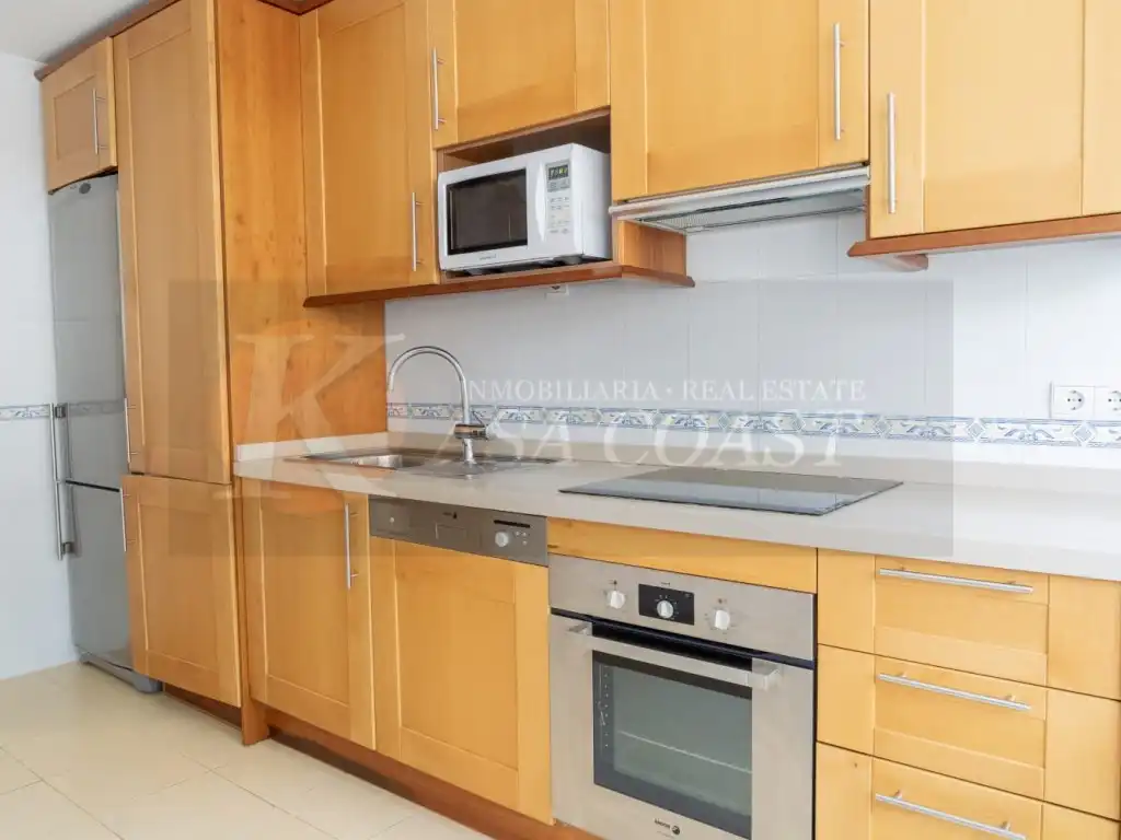 Cocina de Piso en venta en Fuengirola con Aire acondicionado, Jardín privado y Terraza