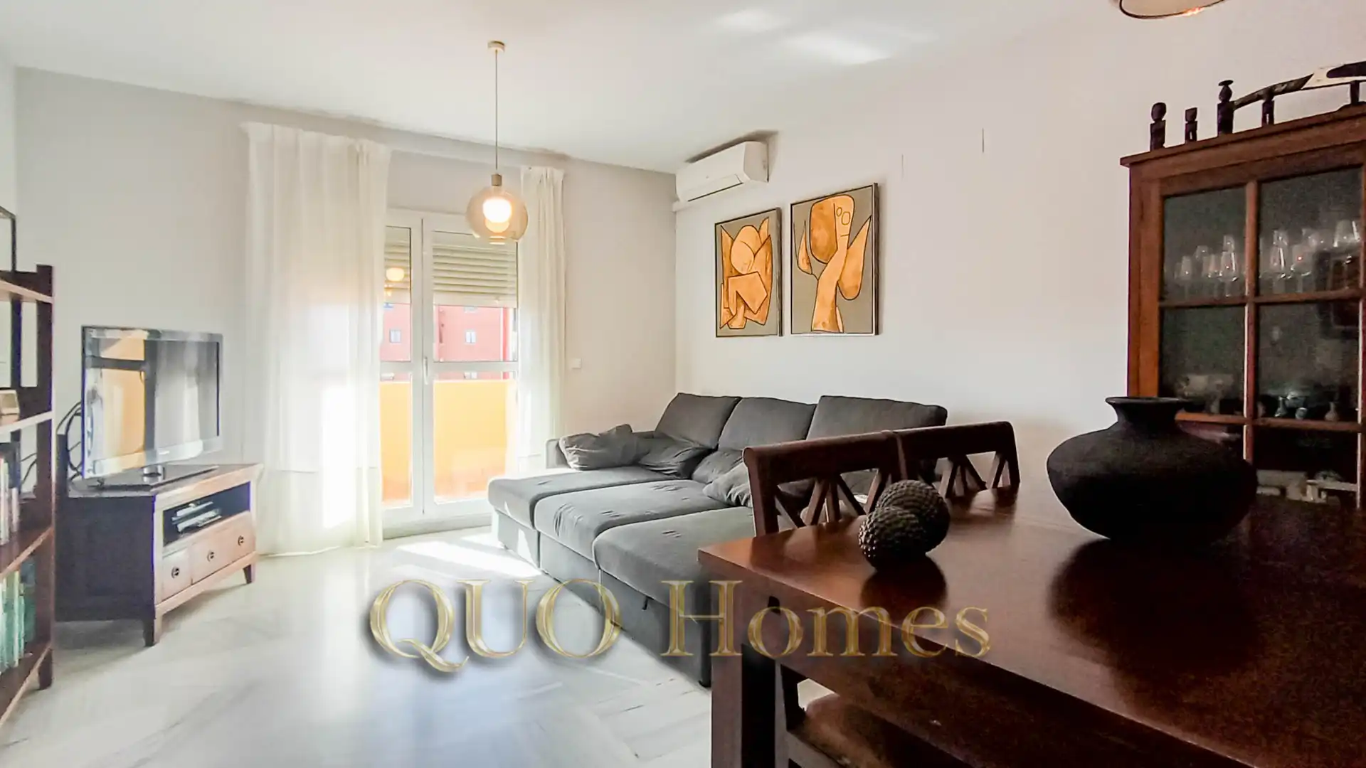 Living room of Flat for sale in Jerez de la Frontera  with Air Conditioner, Balcony and Community pool